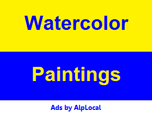 AlpLocal Watercolor Paintings Mobile Ads