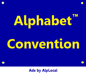 Alphabet Convention Mobile Ads